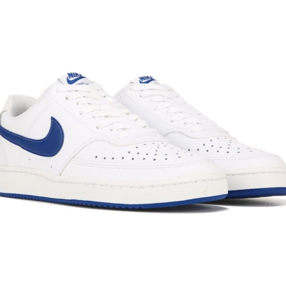 Nike low court vision white/game royal